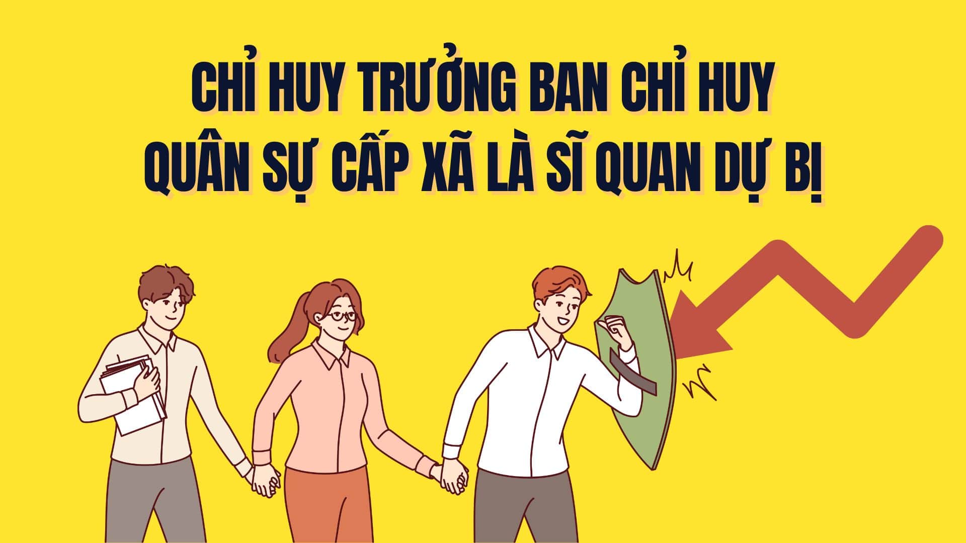 The Commander of the Commune-level Military Command is a reserve officer. Graphics: Tra My