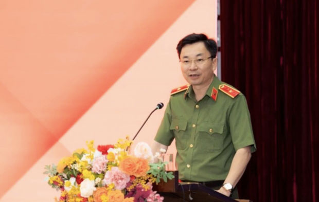 Major General Truong Son Lam - Director of Ben Tre Provincial Police has just been appointed as Chairman of MobiFone. Photo: Mobibeat