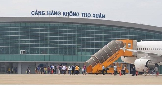 Cang hang khong, san bay Tho Xuan (Thanh Hoa). Anh: Tran Lam