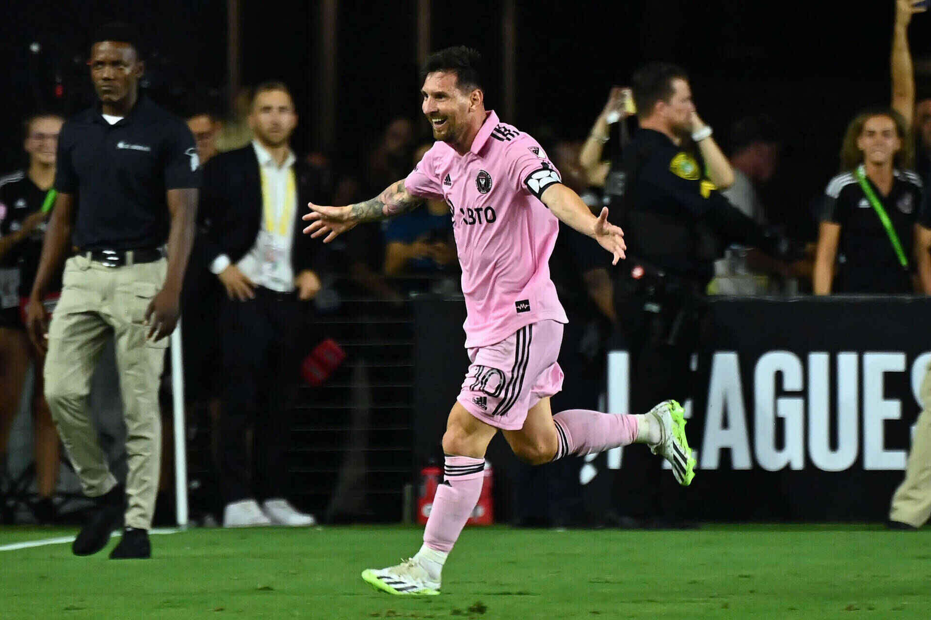 Lionel Messi jugo esfuerzos, pero no pudo ayudar al Inter Miami a ganar.  Foto: AFP