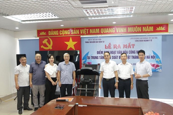 Người lao động ngành Y tế Hà Nội có thêm Điểm sinh hoạt văn hóa