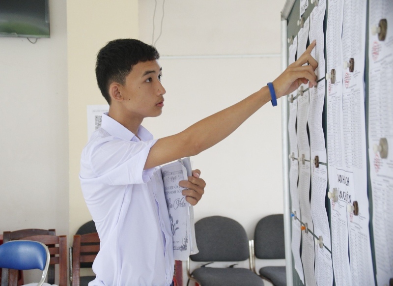 Quang Nam du kien cong bo diem chuan vao cac truong THPT tu ngay 17.6. Anh: Nguyen Hoang