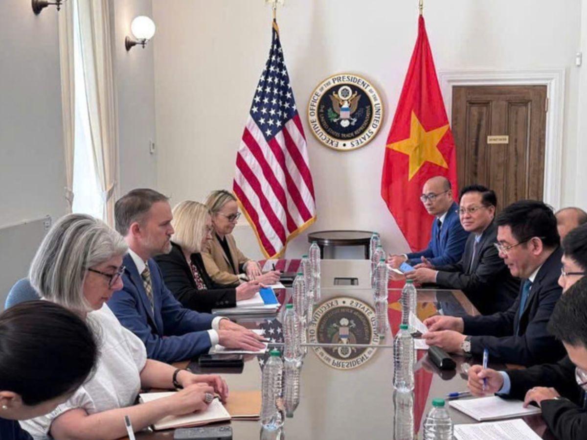 Dai su Jamieson Greer, Truong Dai dien Thuong mai My danh gia cao thien chi, no luc cua Viet Nam trong suot qua trinh dam phan. Anh: Vietnam+