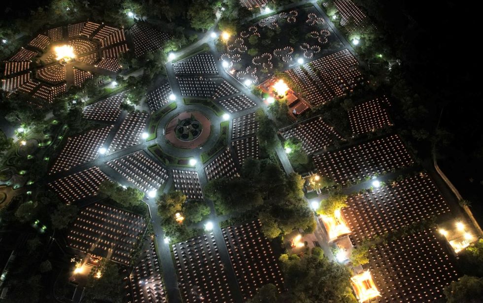 The National Martyrs' Cemetery, Road 9, is the resting place of more than 10,000 martyrs. Photo: Han Nguyen