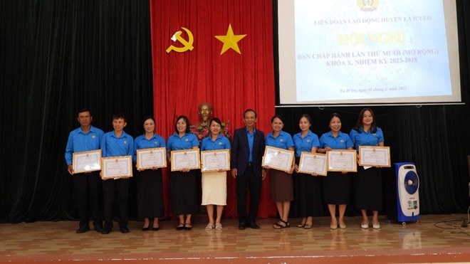 Hơn 3.000 đoàn viên, người lao động ở Ea H’Leo được chăm lo, hỗ trợ