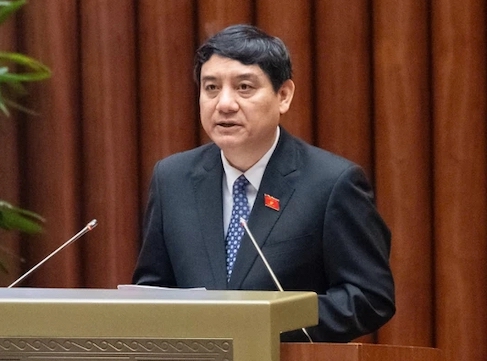 Chu nhiem Uy ban Van hoa va Xa hoi cua Quoc hoi Nguyen Dac Vinh. Anh: Quochoi.vn