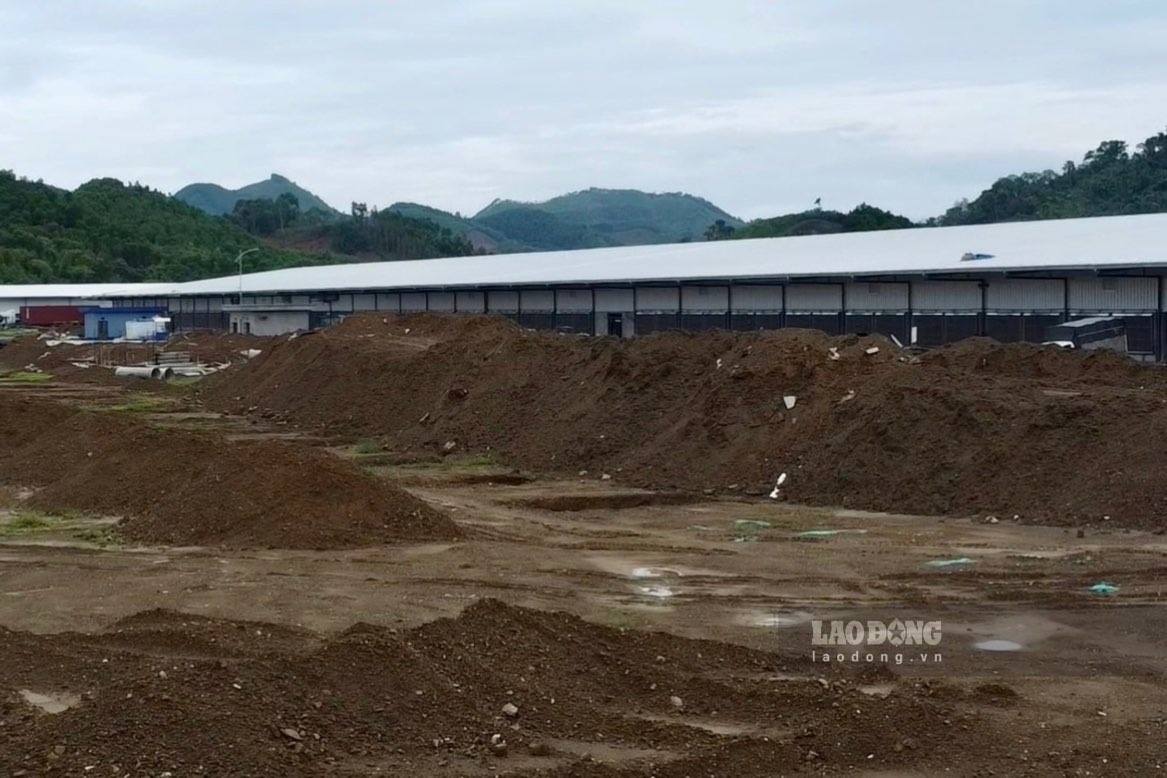 Khu vuc nha may so 2 dang tao mat bang de trien khai thi cong. Anh: Nguyen Hoan.
