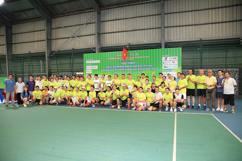 Cierre el contenido del festival deportivo "periodico Ho Chi Minh City". Foto: HOA HOA