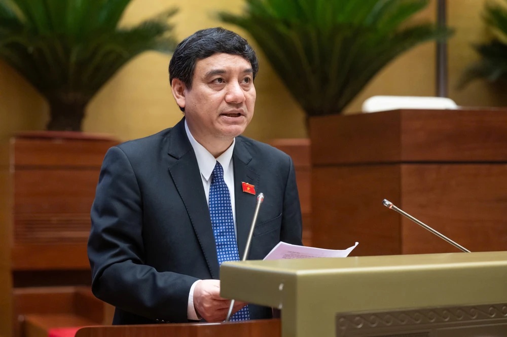 Chu nhiem Uy ban Van hoa va Xa hoi cua Quoc hoi Nguyen Dac Vinh. Anh: Quochoi.vn