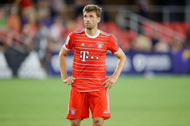 El delantero Thomas Muller y el Bayern Munich asistieron a la Copa Mundial del Club de la FIFA 2025. Foto: AFP