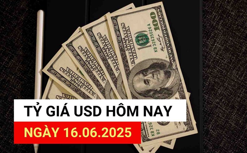 USD exchange rate today 16.6.2025.