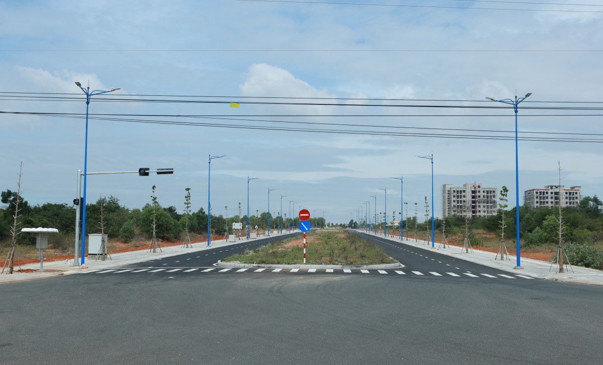 Duong vao du an san bay Phan Thiet - noi co kien nghi tu Tinh uy Binh Thuan. Anh: Duy Tuan