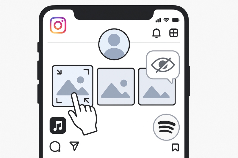 Instagram will let users rearrange the photo grid. Graphics: Quang Minh