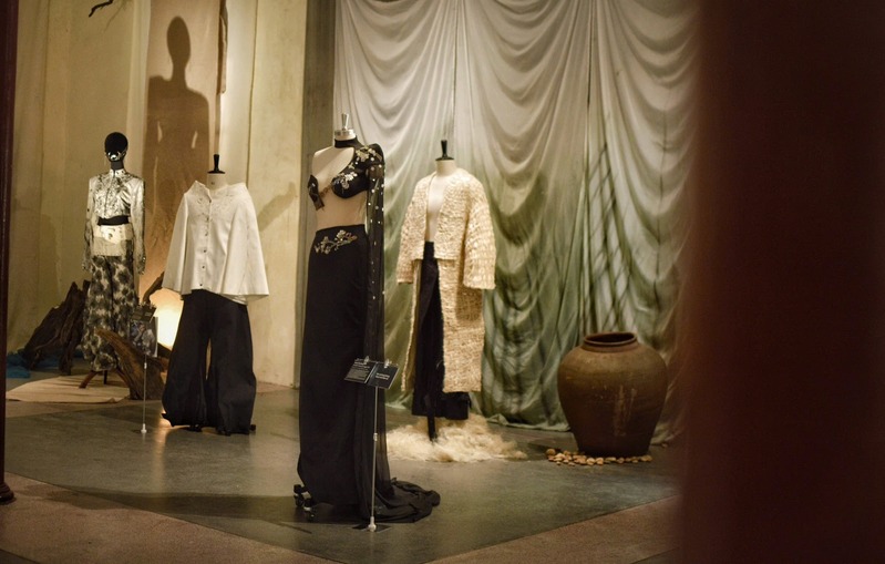 Creative works by students majoring in Fashion Design. Photo: T.S