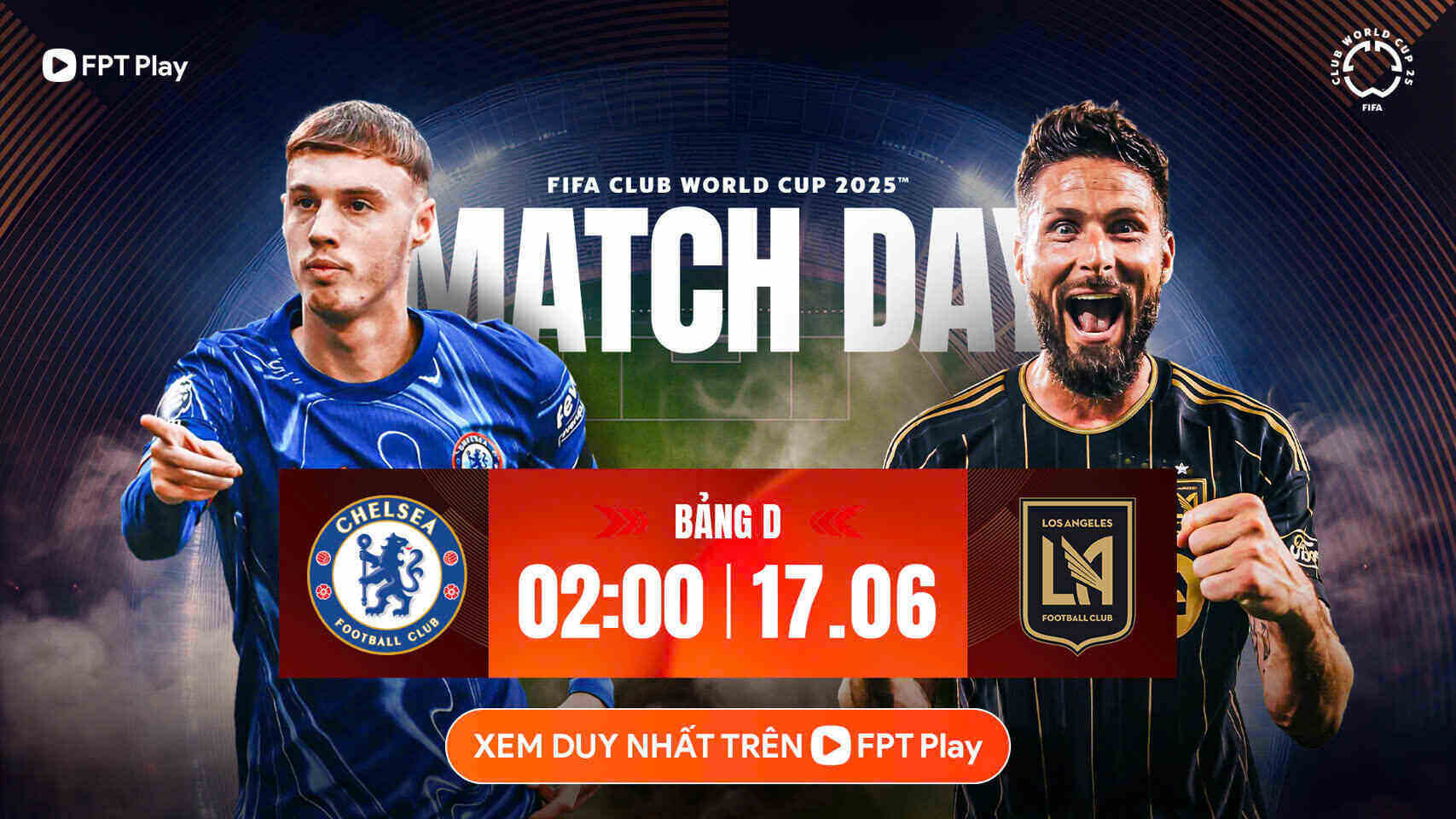 Chelsea se enfrento a LAFC en la Copa Mundial de Clubes de la FIFA.  Foto: FPT Play