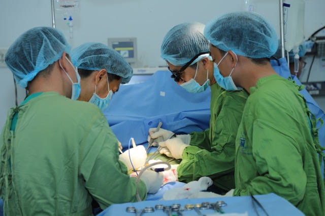 A case of organ donation at Thong Nhat Hospital, Ho Chi Minh City. Photo: BVCC