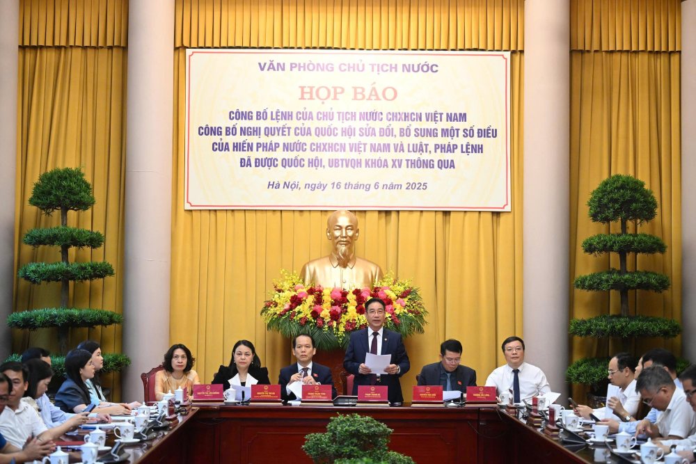 Toan canh buoi hop bao. Anh: Tran Vuong