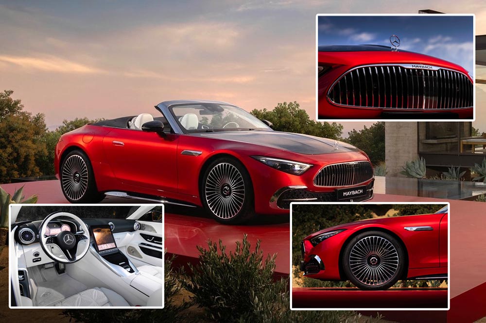 Se espera que la serie Mercedes-Maybach SL 680 Monogram cueste entre VND 18 mil millones en Vietnam. Graficos: Thanh Vu