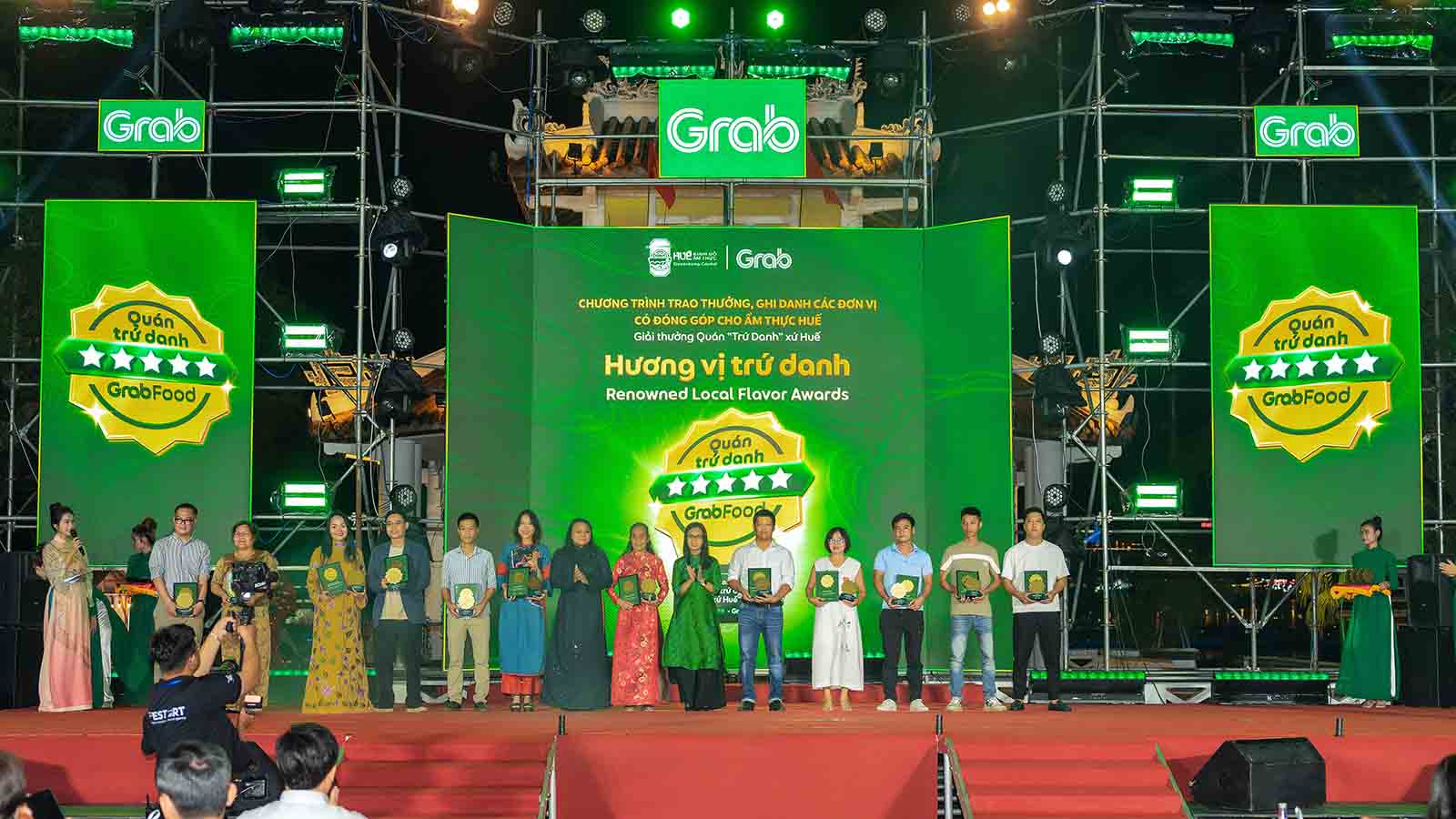 Grab contribuye a honrar y promover la cocina local a traves del famoso premio Restaurant Award of Hue.