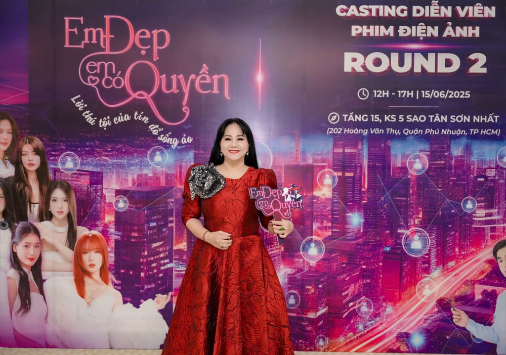 Nữ hoàng nhạc Rock Ngọc Ánh gây chú ý khi đi casting phim "Em đẹp em có quyền". Ảnh: Nhân vật cung cấp