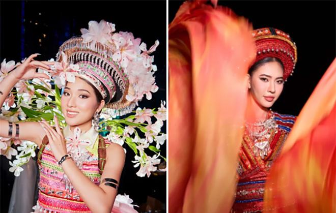 Thi sinh Thuy Trang va Thu Thao. Anh: Ban to chuc Hoa hau Hoan vu Viet Nam 2025 cung cap.