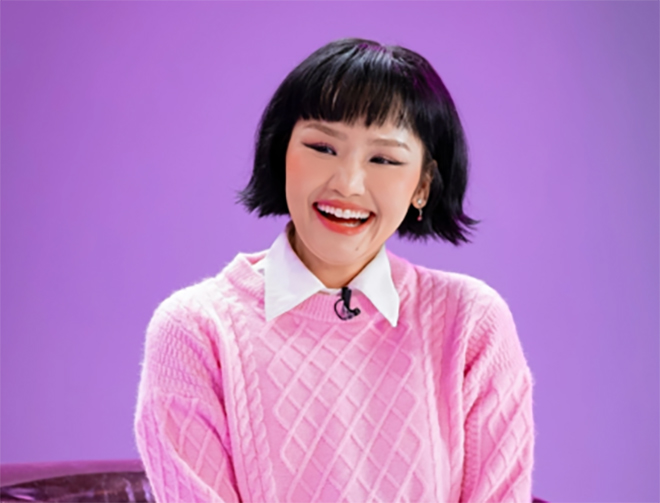 Gil Le khi tham gia “Em xinh say hi“. Anh: Nha san xuat chuong trinh cung cap