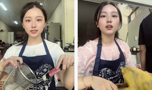 Cô chủ quán phở ở Tuyên Quang gây sốt với những khoảnh khắc đời thường. Ảnh: Nguyễn Thị Hồng Nhung