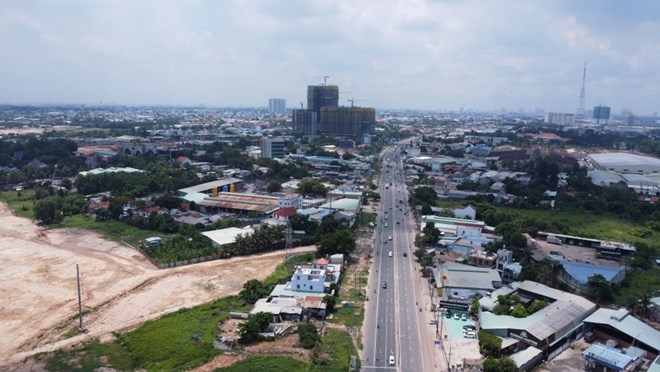 Binh Duong cho chuyen muc dich su dung dat de lam du an bat dong san tai phuong Thuan Giao. Anh: Duong Binh