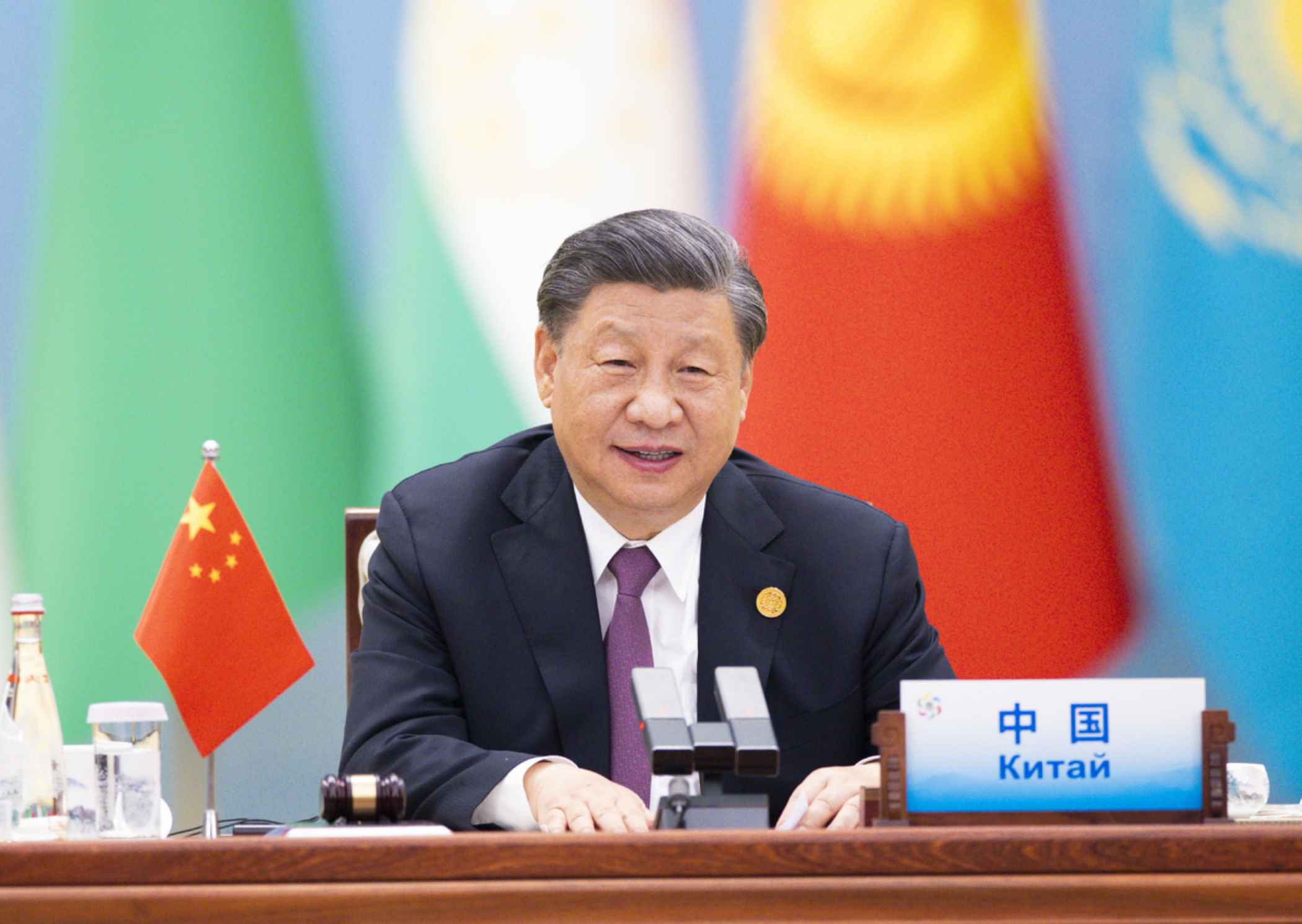 Secretario General, el presidente chino Xi Jinping hablo en la primera cumbre de China -Centro de Asia, el 19 de mayo de 2023 en China. Foto: Xinhua