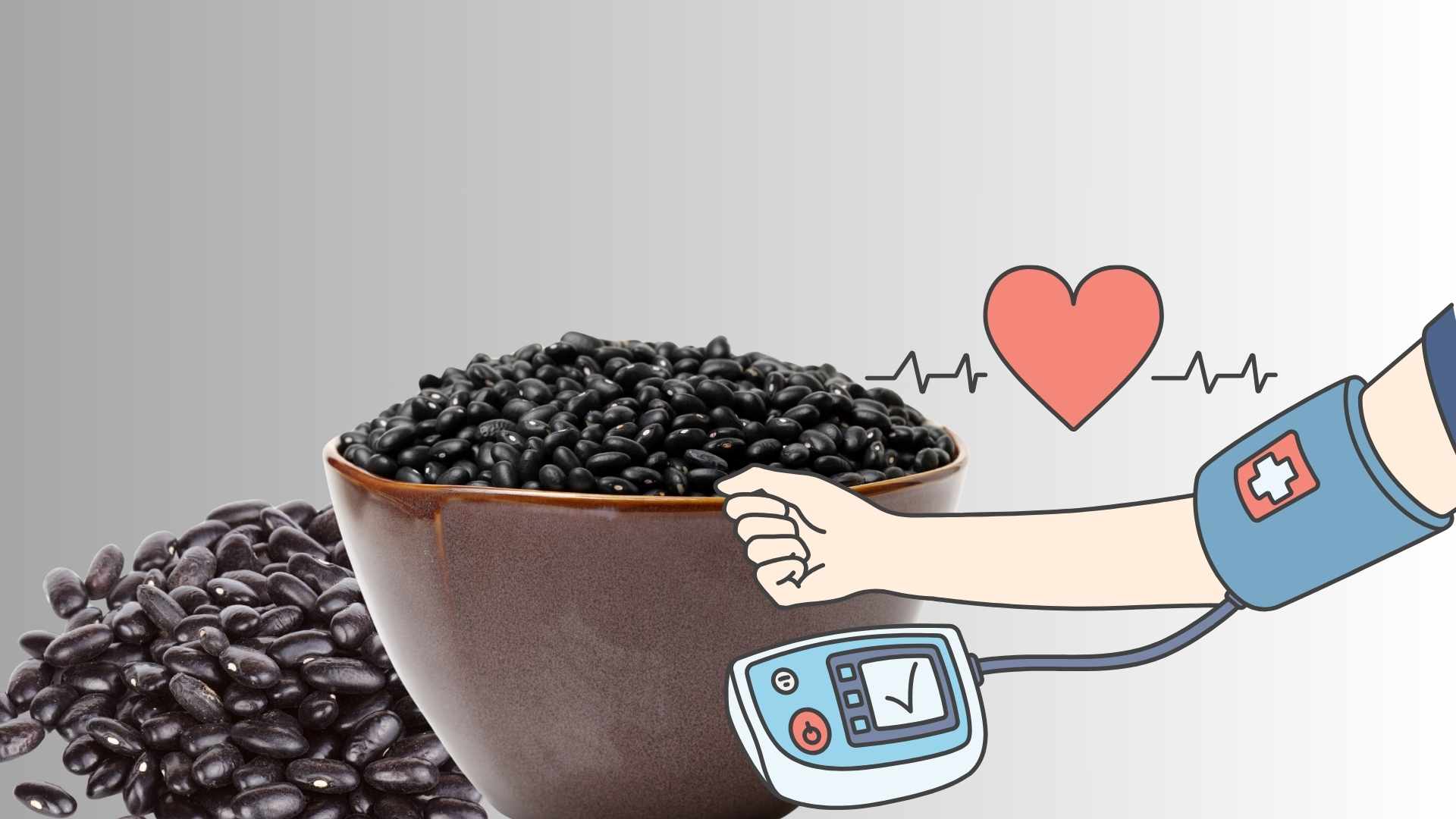Black bean water can help lower blood pressure. Graphics: Ha May