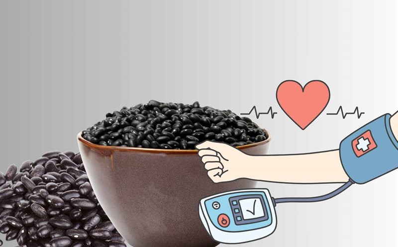 Black bean water can help lower blood pressure. Graphics: Ha May