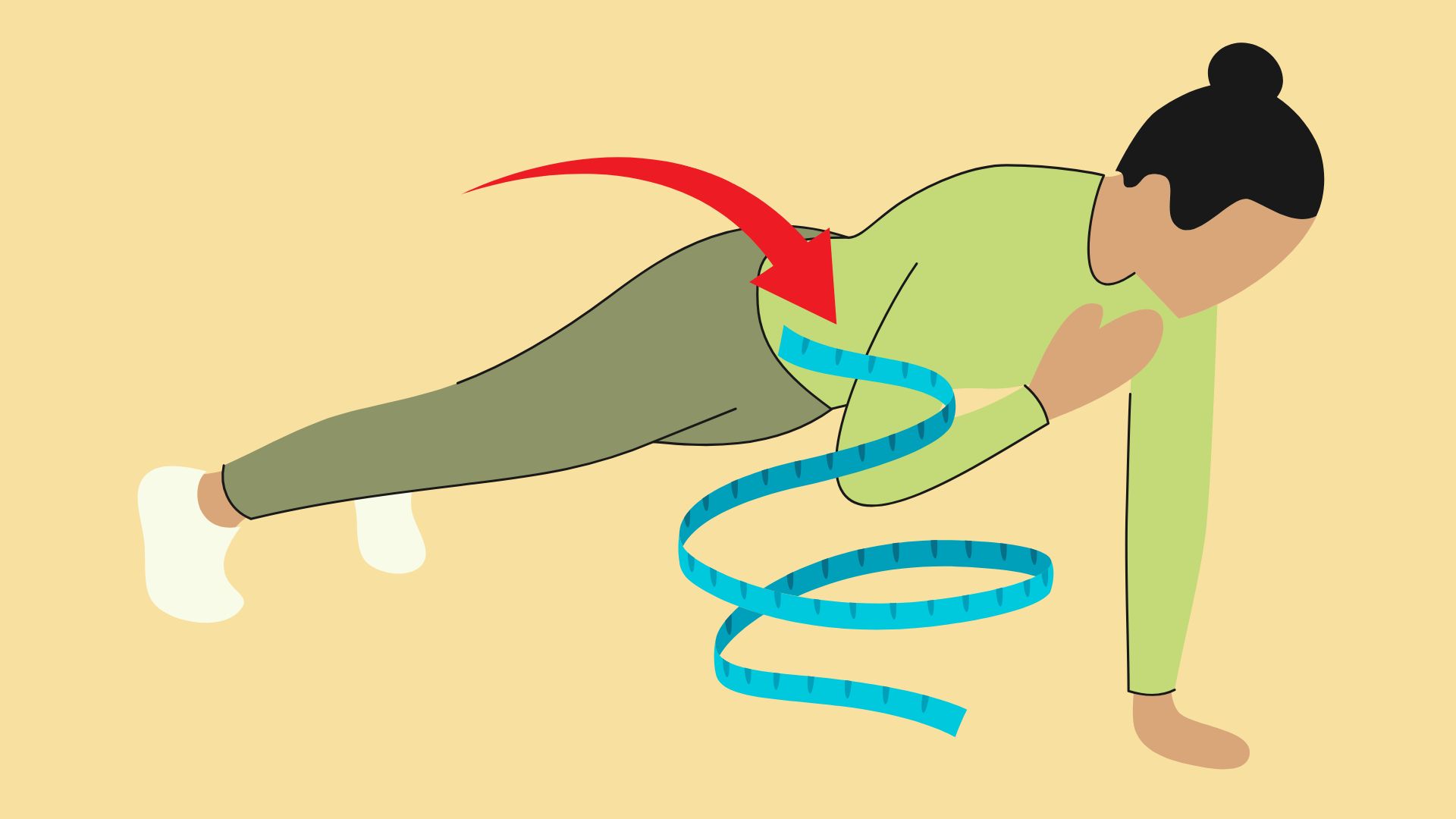 Exercise helps reduce belly fat for women over 50. Graphics: Thanh Thanh