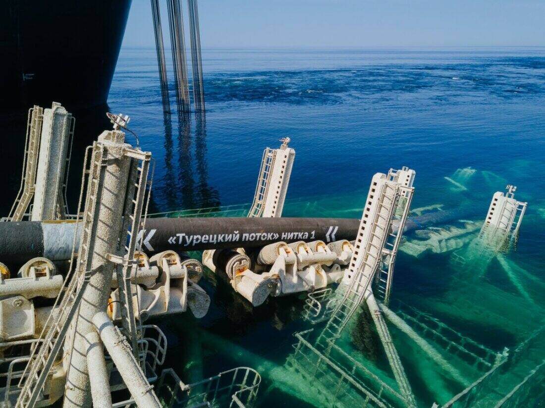 TurkStream hien la tuyen duong ong dan khi duy nhat con van chuyen khi dot Nga sang chau Au. Anh: Gazprom
