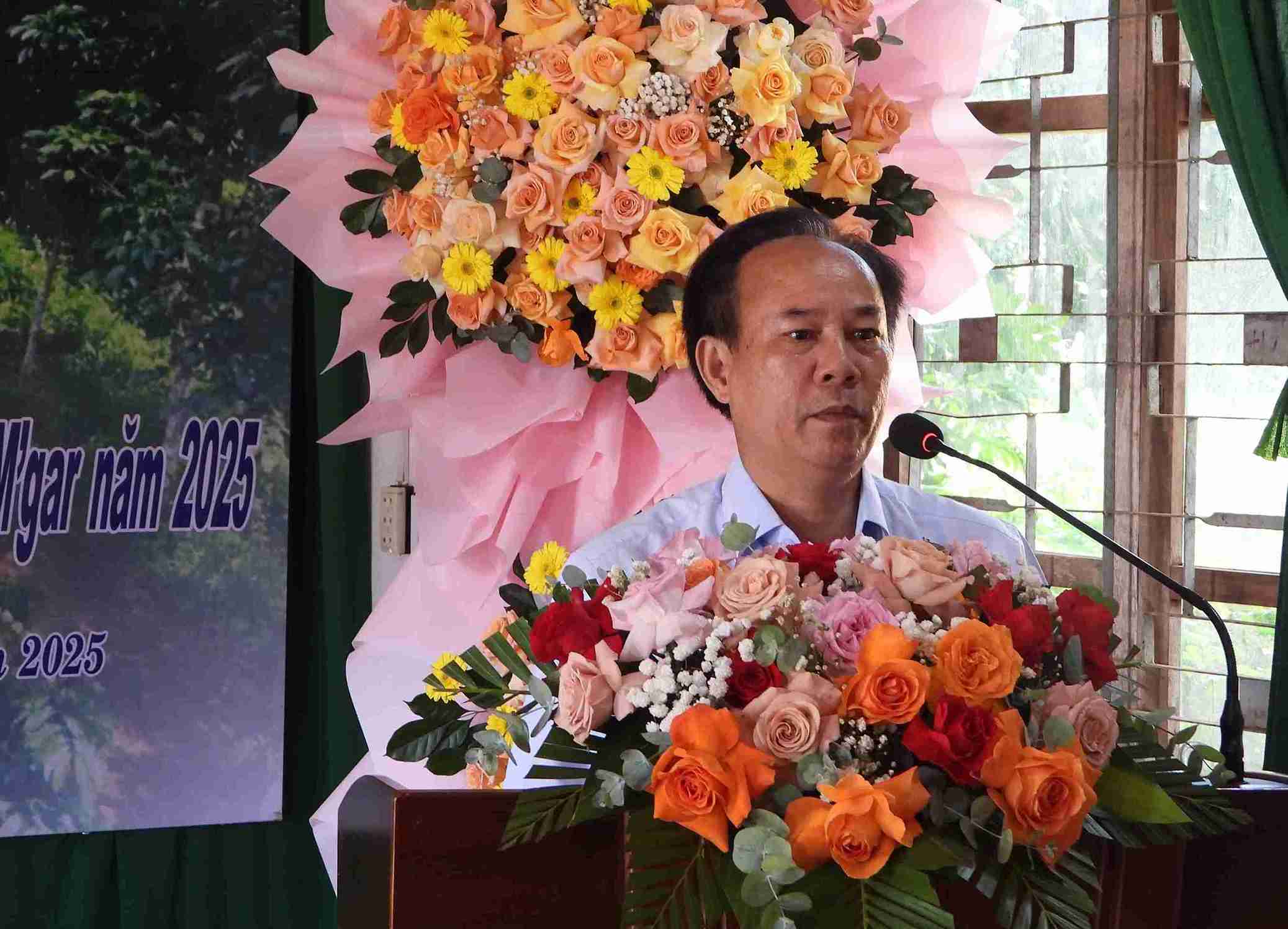 Ong Nguyen Minh - Tong Giam doc Dakruco phat bieu. Anh: Bao Trung