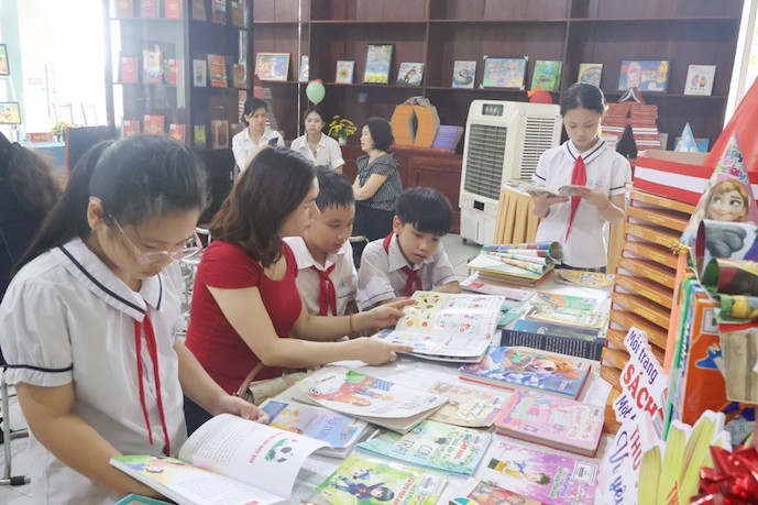 Espacio cultural leido para niños en hai duong emocionante verano 2025