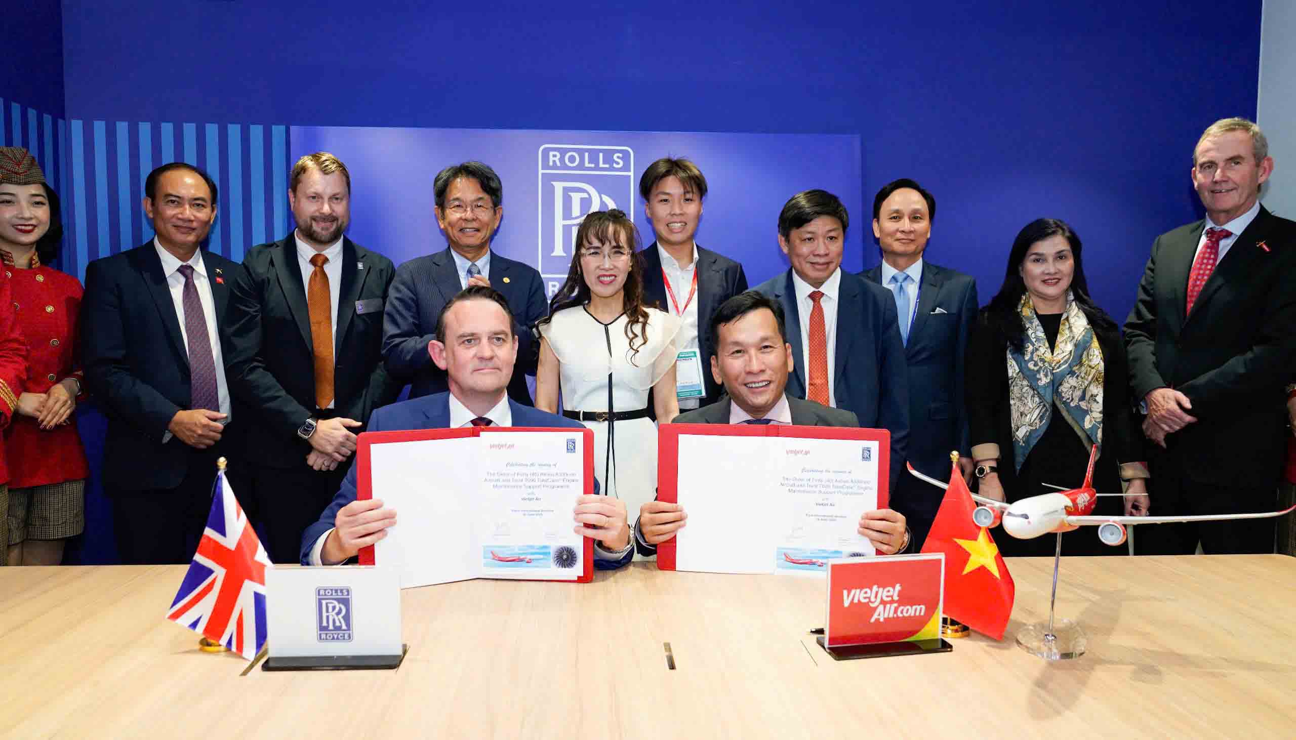VietJet y Rolls-Royce firmaron un motor adicional de 40 Trent 7000 para la flota A330neo.