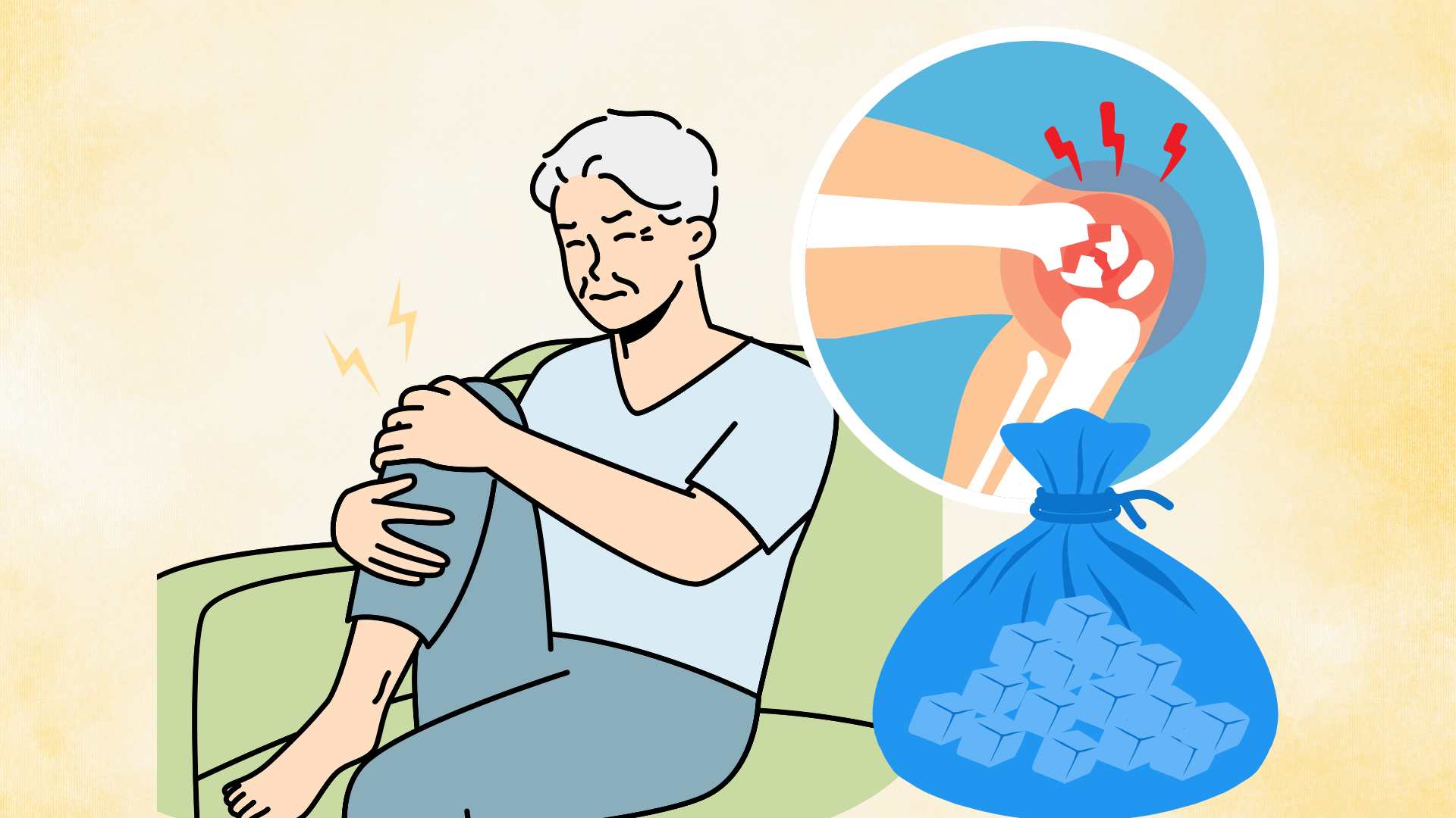 Tips on how to reduce knee pain caused by high uric acid