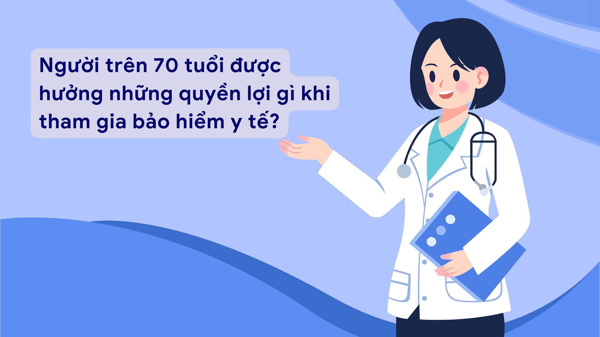 People over 70 years old are entitled to many health insurance benefits from July 1. Graphic photo: Huong Son