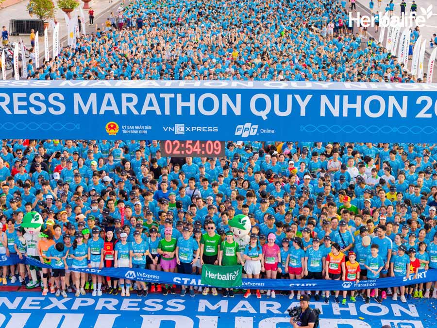 Herbalife đồng hành cùng Vnexpress Marathon Quy Nhơn lần thứ 3 liên tiếp.