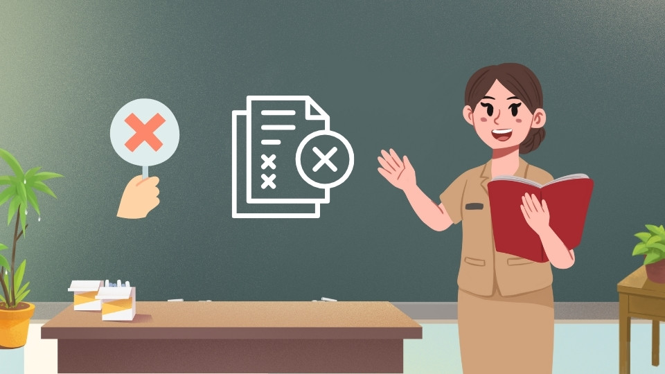 Teachers are not allowed to do this. Graphics: Thanh Binh