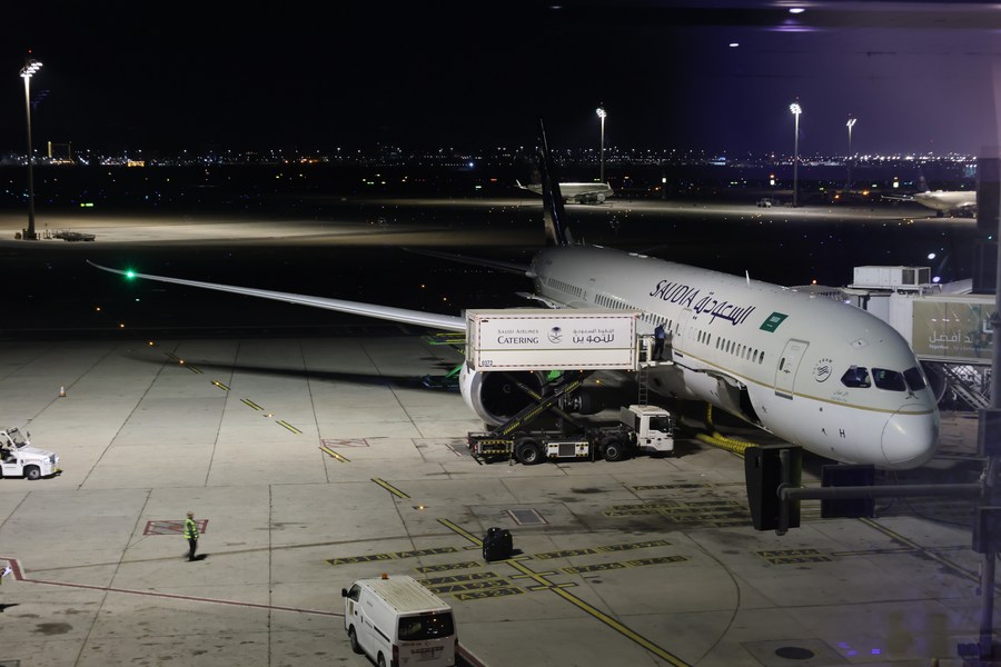 Saudia Airlines's Boeing 787-9 aviones. Foto: Xihua