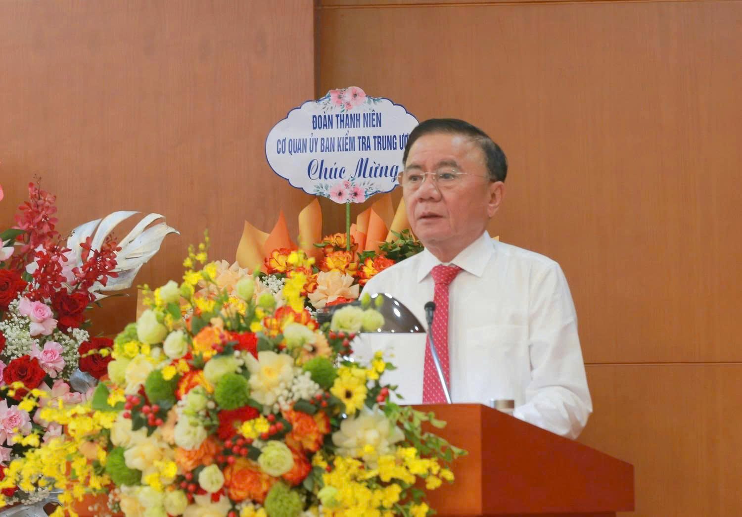 Uy vien Bo Chinh tri, Thuong truc Ban Bi thu Tran Cam Tu phat bieu chi dao tai Dai hoi. Anh: Hien Hoa