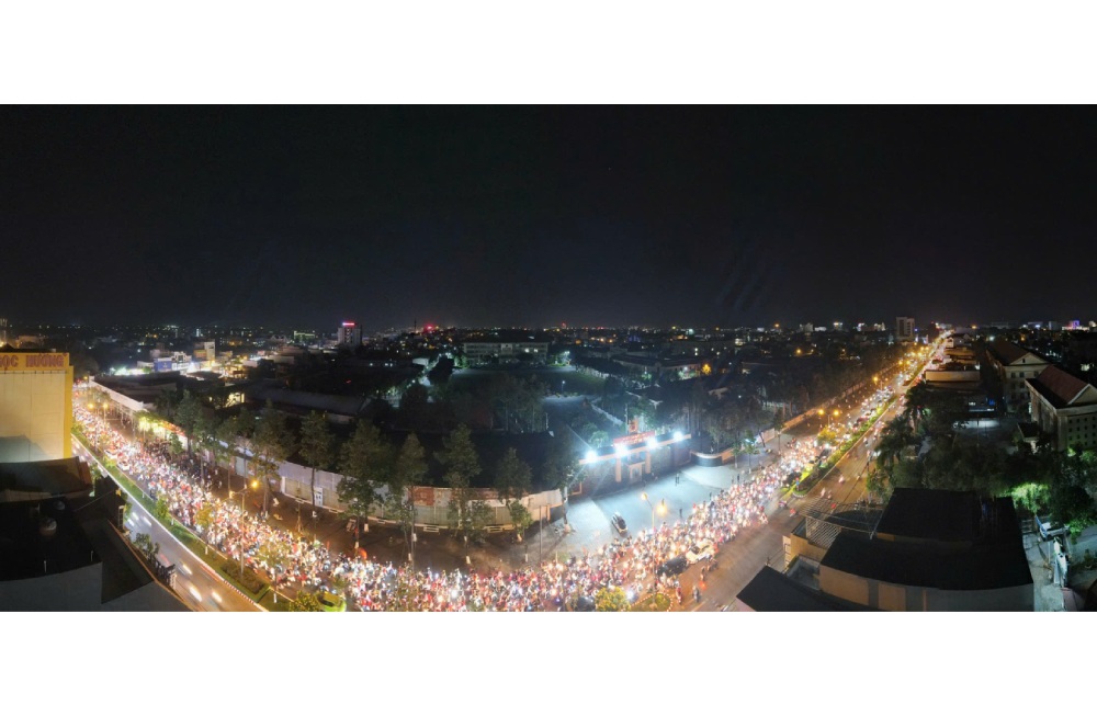 Rach Gia ward (currently part of Kien Giang province) after the merger will be the most populous ward in the country. Photo: Phuong Vu