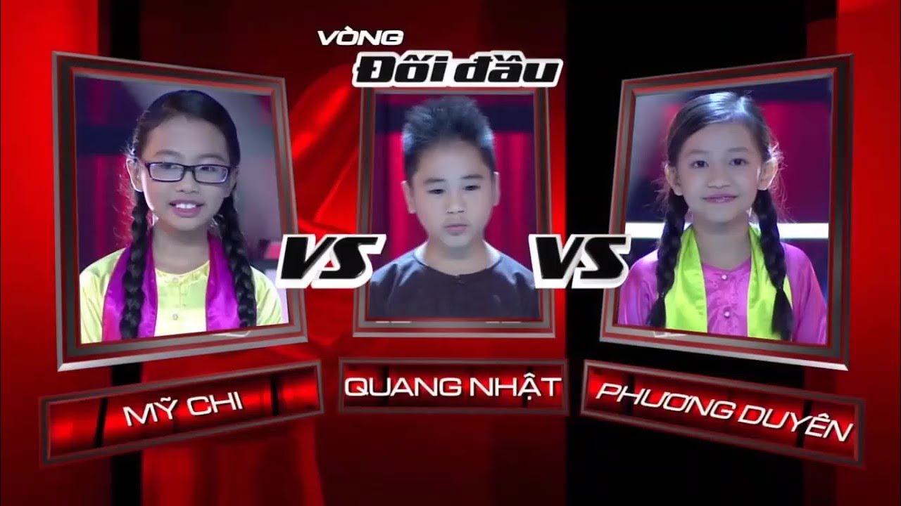 Phuong My Chi tai vong doi dau voi tiet muc lien khuc 3 mien tai Giong hat Viet nhi nam 2013. Anh: Nha san xuat The Voice Kid