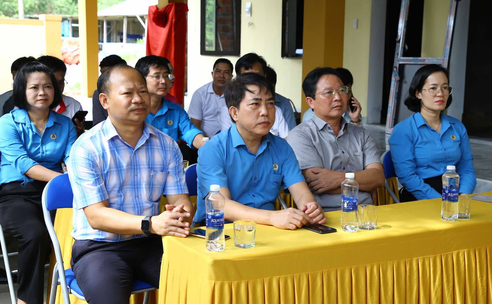 Dai bieu tham du buoi le. Anh: Cong Sang