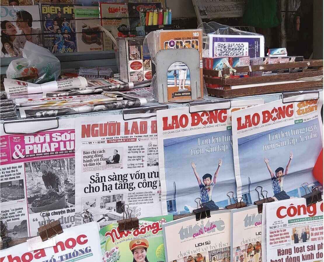 Puesto en la calle Hoang Hoa Tham, distrito de Binh Thanh, ciudad de Ho Chi Minh. Foto: Tuyen Linh