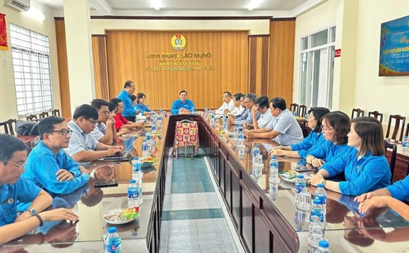 The Party Committee of the Ben Tre Provincial Federation of Labor has completed 5/6 targets of the Resolution for the 2020-2025 term. Photo: Ben Tre Provincial Federation of Labor.