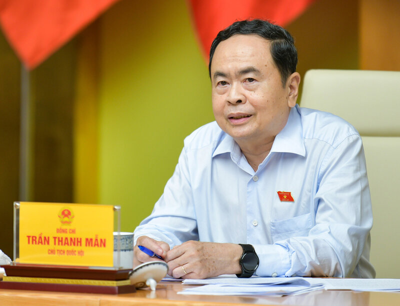 Politburo member and National Assembly Chairman Tran Thanh Man. Photo: Quochoi.vn