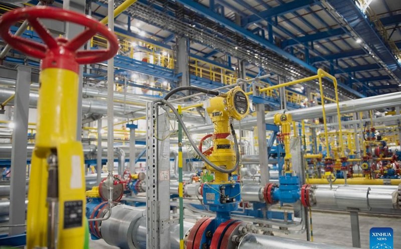 The Power of Siberia pipeline carries Russian gas to China. Photo: Xinhua