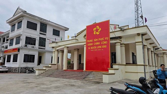 Nguyen Luong Bang Commune Public Administration Service Center (Hai Duong Province). Photo: Mai Huong.